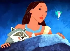 Pocahontas Games, Pocahontas and Pets Puzzle, Games-kids.com