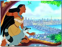 Pocahontas Games, Pocahontas in the City Puzzle, Games-kids.com