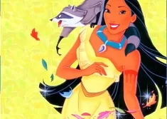 Pocahontas Games, Pocahontas with Meeko Puzzle, Games-kids.com