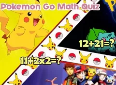 Pokemon Games, Pokemon Go Math Quiz, Games-kids.com