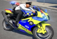 Racing Games, Police Bike Stunt Race Game, Games-kids.com