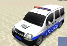 3D Games, Police Car in the City, Games-kids.com