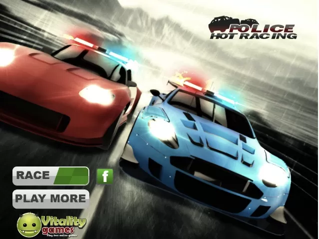 Cars Games, Police Hot Racing , Games-kids.com