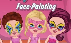 Girl Games, Polly Hobbies Face Paintings, Games-kids.com