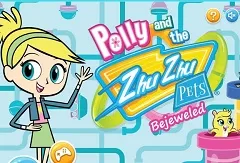 Zhu Zhu Pets Games,  Polly and the Zhu Zhu Pets Bejewelled, Games-kids.com