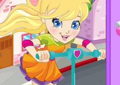 polly pocket race