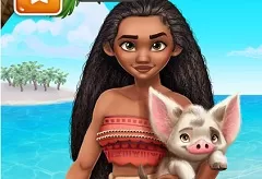 Moana Games, Polynesian Princess Adventure Style, Games-kids.com