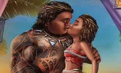 Moana Games, Polynesian Princess Falling in Love, Games-kids.com