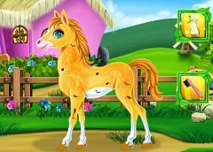 Little Mermaid Games, Pony Horse Caring, Games-kids.com