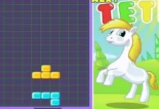 Pony Games, Pony Tetris, Games-kids.com