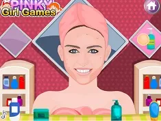 Celebrities Games, Pop Star Miley Cyrus Spa Makeover, Games-kids.com