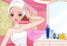 Girl Games, Popstar Girl Facial, Games-kids.com