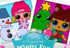 LOL Surprise Games, Popsy Surprise Winter Fun, Games-kids.com