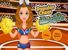 Girl Games, Popular Cheer Hairstyles, Games-kids.com