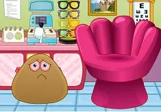 Pou Games, Pou at Eye Doctor 2, Games-kids.com