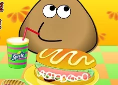 Pou Games, Pou Cooking Hotdog, Games-kids.com