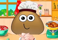 Pou Games, Pou Cooking Lesson, Games-kids.com