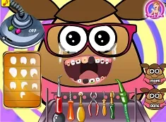 Pou Games, Pou Girl at the Dentist, Games-kids.com