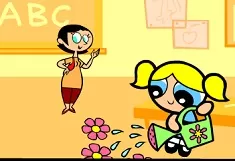 Powerpuff Girls Games, Powerpuff Girls Create a Scene, Games-kids.com