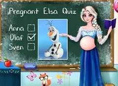 Frozen  Games, Pregnant Elsa Quiz, Games-kids.com