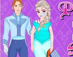 Frozen  Games, Pregnant Elsa Shopping Makeover, Games-kids.com