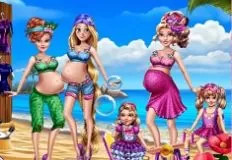 Girl Games, Pregnant Moms Exotic Holiday, Games-kids.com