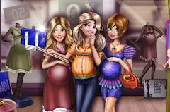 Princess Games, Pregnant Princesses Selfie, Games-kids.com