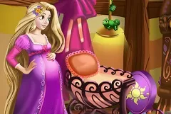 Rapunzel Games, Pregnant Rapunzel Maternity Decor, Games-kids.com