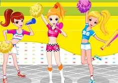 Girl Games, Pretty Cheerful Cheerleaders, Games-kids.com