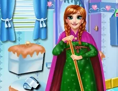 Frozen  Games, Princess Anna Cleaning Bathroom, Games-kids.com