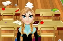 Frozen  Games, Princess Anna Cleaning Classroom , Games-kids.com