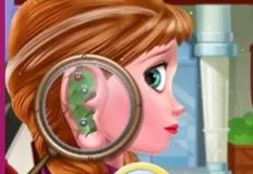 Frozen  Games, Princess Anna Ear Doctor, Games-kids.com