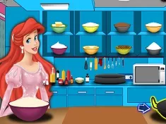 Little Mermaid Games, Princess Ariel Winter Cake, Games-kids.com