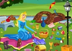 Sleeping Beauty Games, Princess Aurora Picnic Cleaning, Games-kids.com