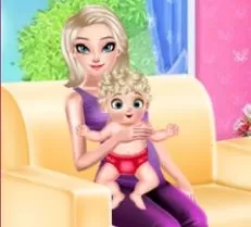 Frozen  Games, Princess Baby Elsa Born, Games-kids.com