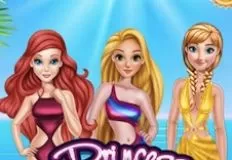 Princess Games, Princess Beach Pedicure, Games-kids.com