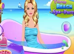 Princess Games, Princess Beach Spa and Party, Games-kids.com