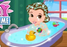 Beauty and The Beast Games, Princess Belle Baby Bathing Time, Games-kids.com