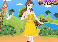 Beauty and The Beast Games, Princess Belle Dress Up, Games-kids.com