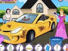 Princess Games, Princess Car Cleaning, Games-kids.com