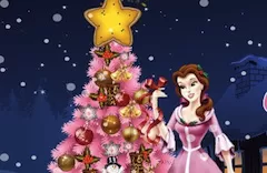 Beauty and The Beast Games, Princess Christmas Tree, Games-kids.com