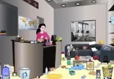 Girl Games, Princess Cleaning Messy Reception, Games-kids.com