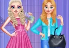 Frozen  Games, Princess Different Hairstyle Design, Games-kids.com