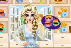 Frozen  Games, Princess Elsa Burger Shop, Games-kids.com