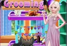 Frozen  Games, Princess Elsa Dragon Grooming, Games-kids.com