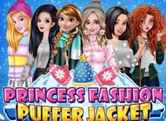 Princess Games, Princess Fashion Puffer Jacket, Games-kids.com