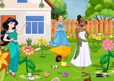 Princess Games, Princess Garden Cleaning, Games-kids.com