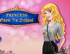 Sleeping Beauty Games, Princess Goes to School, Games-kids.com