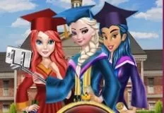 Princess Games, Princess Graduation Selfie, Games-kids.com
