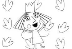 Ben and Holly Games, Princess Holly Coloring, Games-kids.com